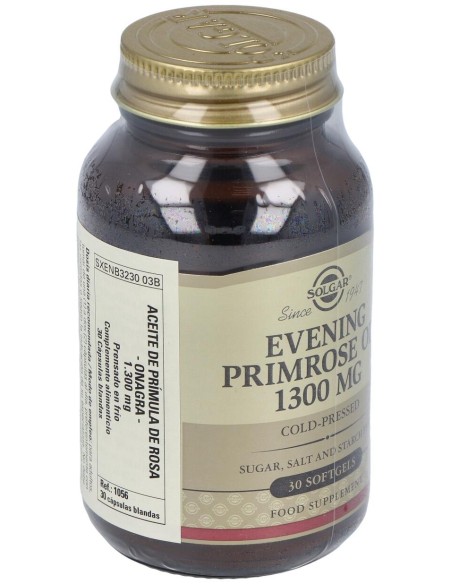 Solgar Aceite De Prímula De Rosa 1300Mg 30 Perlas