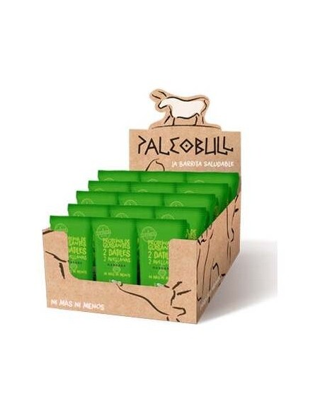 Paleobull Barritas Manzana Vegana Caja 15Ud.