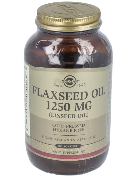 Solgar Huile De Lin Press?E ? Froid 1250Mg 100 G?Lules