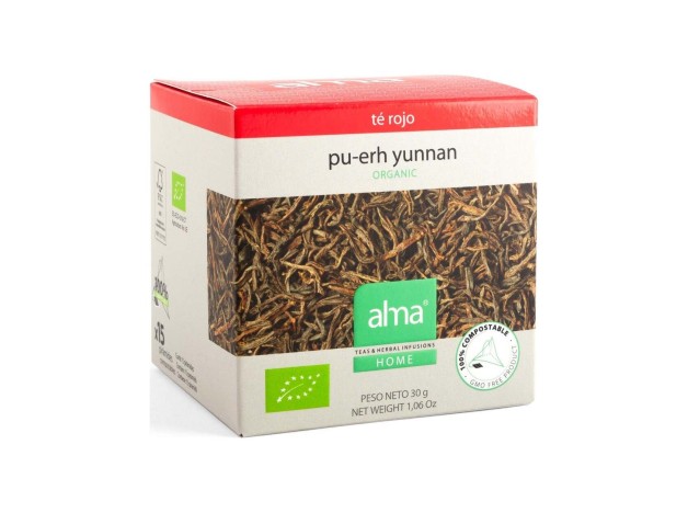 Te Rojo Pu-Erh Yunnan Infusion 15Piramide Eco Vega