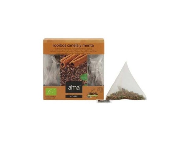 Rooibos Canela Menta Infusion 15Piramide Eco Vegan