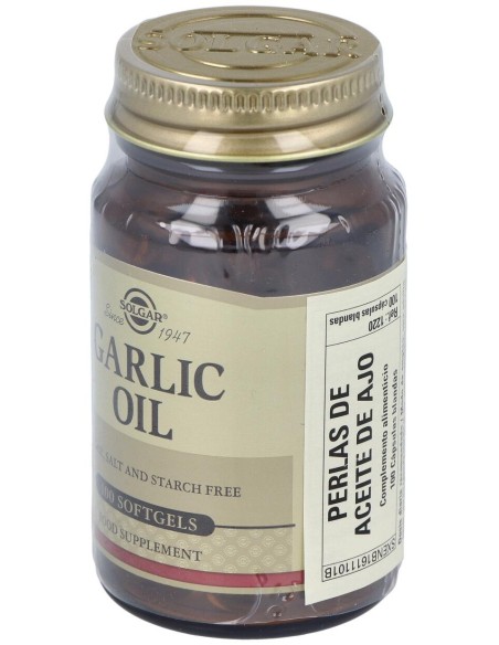 Solgar Ajo Perlas 500Mg Vegetales