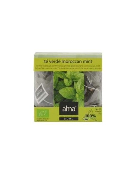 Alma Home Infusión Té Verde Morroco Mint 15 Bolsas