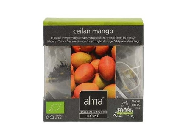 Alma Home Té Negro Ceylan Mango 15 Bolsas