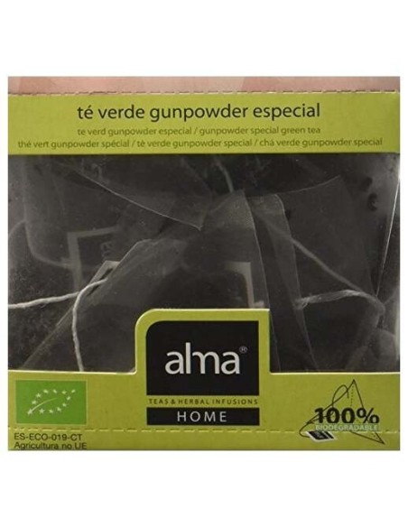 Te Verde Gunpower Infusion 15Piramide. Eco Vegan