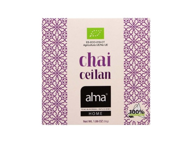 Te Ceilan Chai Infusion 15Piramides. Eco Vegan