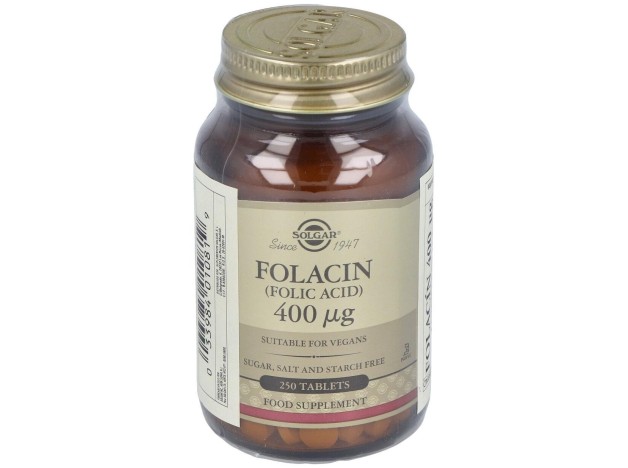 Acido Folico 400Mcg. (Folacin) 250Comp