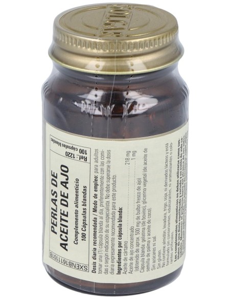 Solgar Ajo Perlas 500Mg Vegetales