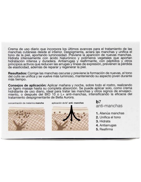 Bella Aurora B7  Piel Normal-Seca Anti-Manchas 50Ml