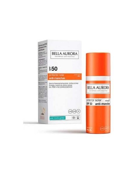Bella Aurora Gel Solar Antimanchas Piel Mixta-Grasa Spf50+ 50Ml