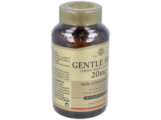Solgar Hierro Gentle 20Mg Hierro Bisglicinato...