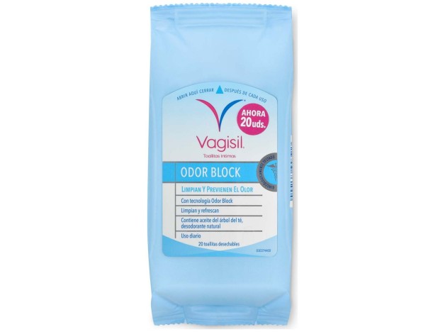 Vagisil Toallitas Íntimas Odor Block 10Uds