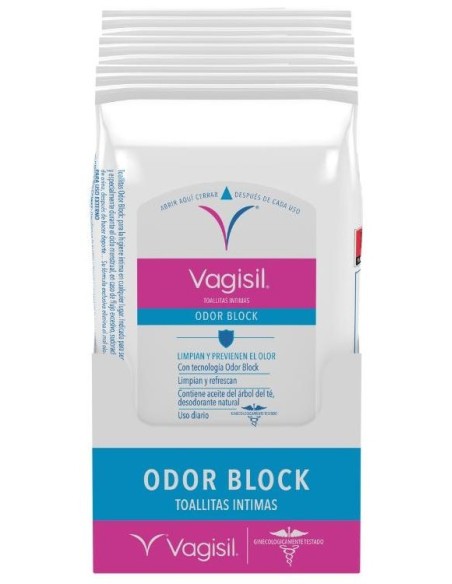 Vagisil Toallitas Íntimas Odor Block 10Uds