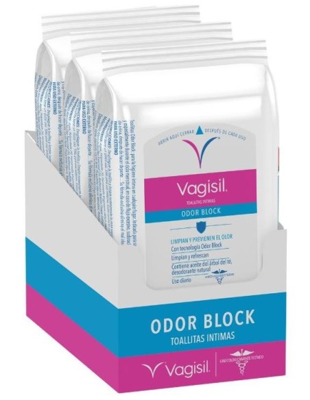 Vagisil Toallitas Íntimas Odor Block 10Uds