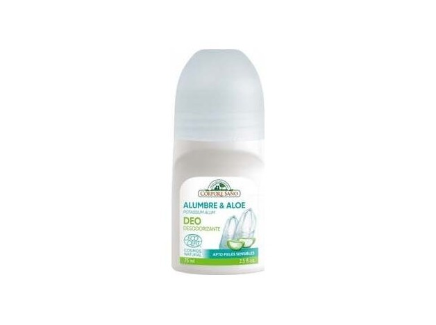 Desodorante Mineral Aloe Roll-On 75Ml. Ecocert