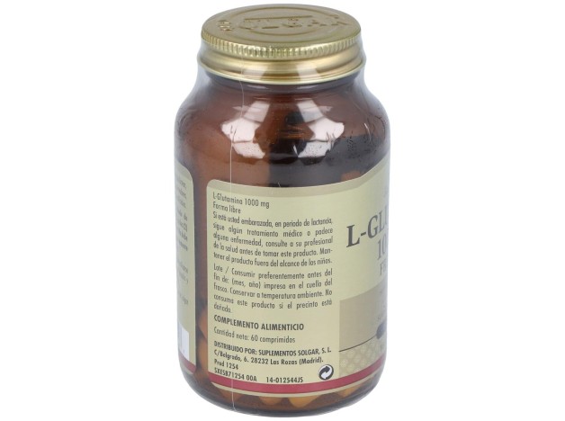 L-Glutamina 1.000 Mg 60 Comprimidos