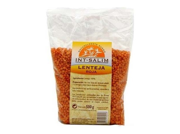 Intracma Lenteja Roja Partida 500G