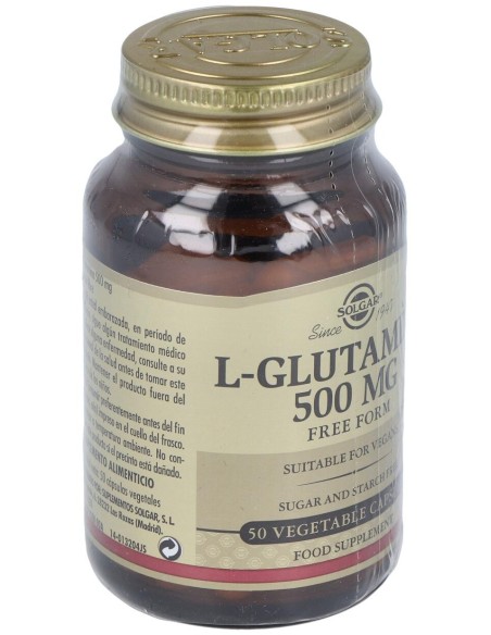 Solgar L-Glutamina 500Mg 50Vcaps