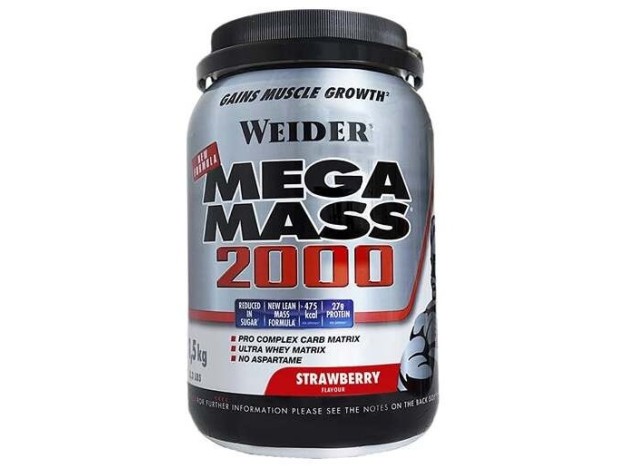 Weider Mega Mass 2000 Fresa 1,5Kg.