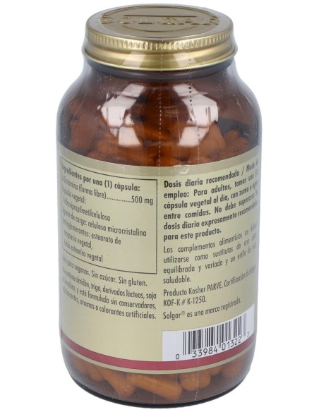 Solgar L-Glutamina 500Mg 250Vcaps
