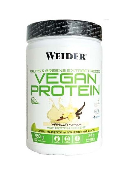 Weider Vegan Protein Vainilla 750Gr.