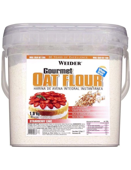 Weider Harina De Avena Tarta De Fresa 1,9Kg.