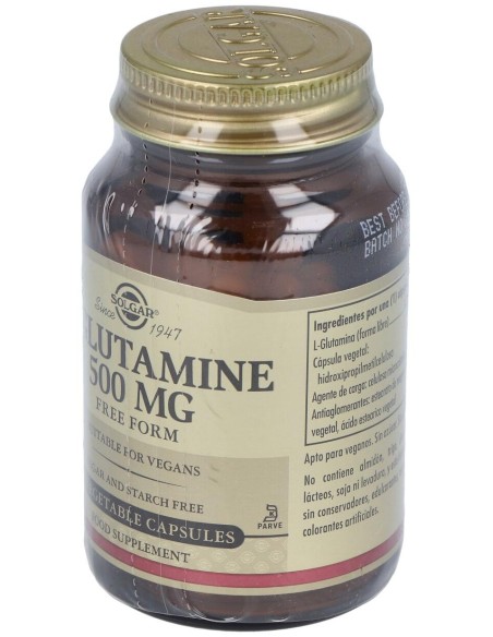 Solgar L-Glutamina 500Mg 50Vcaps