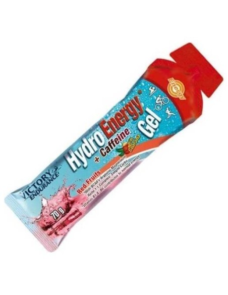 Victory Endurance Hydro Energygel Red Fruit+ Cafeína 24X70G