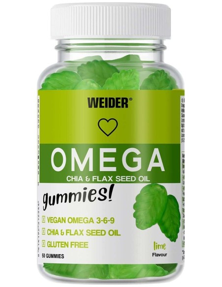 Weider Energy Boost Gummies Omega 50 Gominolas
