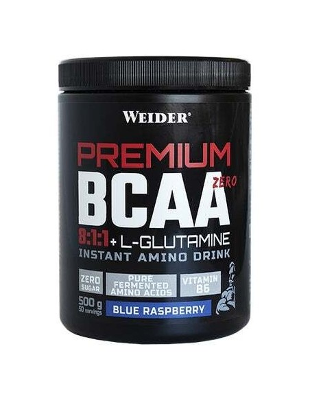 Weider Premium Bcaa 8:1:1 + L-Glutamina Frambuesa Azul 500G