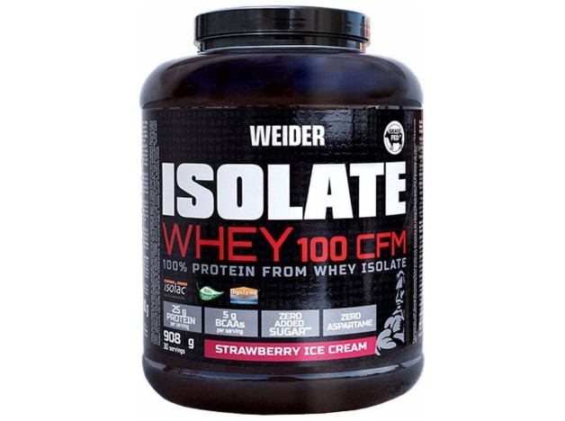 Weider Isolate Whey 100 Cfm Fresa 2Kg