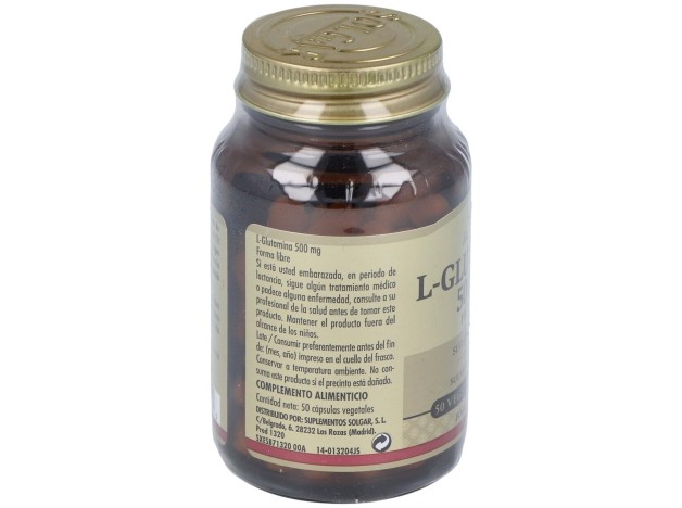 Solgar L-Glutamina 500Mg 50Vcaps