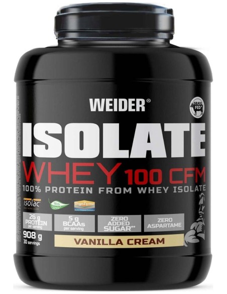 Weider Isolate Whey 100 Cfm Vainilla Crema 908G