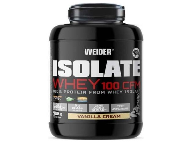 Weider Isolate Whey 100 Cfm Vainilla Crema 908G