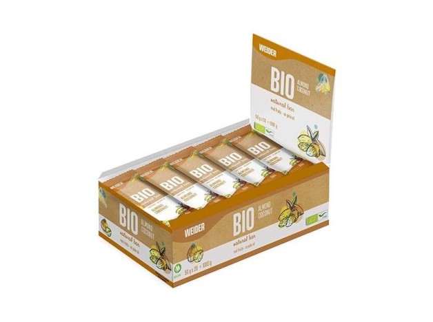 Weider Bio Natural Bar Barritas Almendra Coco...