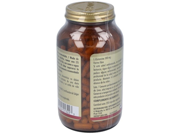 Solgar L-Glutamina 500Mg 250Vcaps