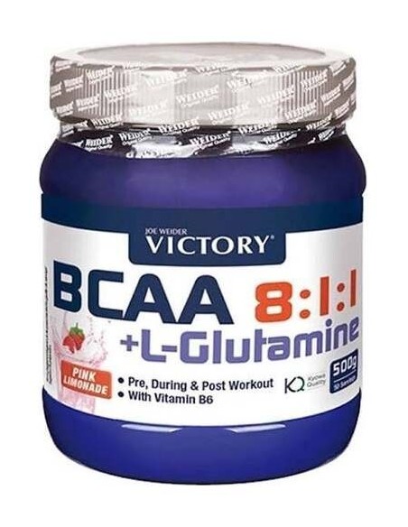 Victory Aminoácidos Bcaa 8:1:1 + Glutamina Naranja 500 G