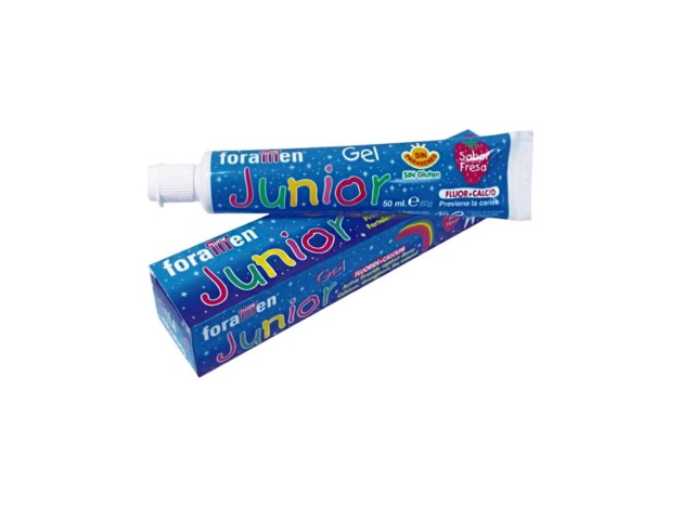 Foramen Gel Dentífrico Junior Fluor Y Calcio 50Ml