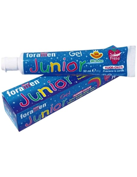 Foramen Gel Dentífrico Junior Fluor Y Calcio 50Ml