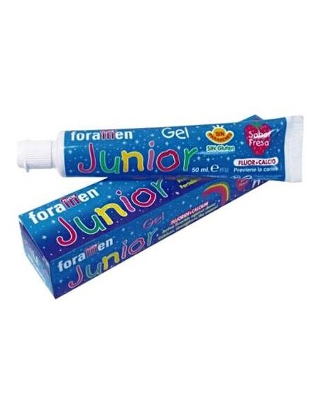 Foramen Gel Dentífrico Junior Fluor Y Calcio 50Ml