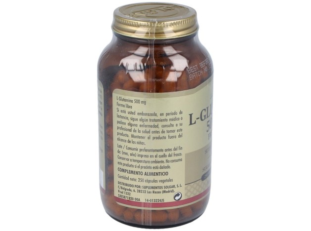 Solgar L-Glutamina 500Mg 250Vcaps