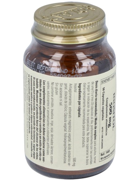 Solgar Inositol 500Mg 50Vcaps