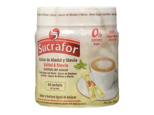 Sucrafor (Azucar De Abedul Y Stevia) 60Sbrs.