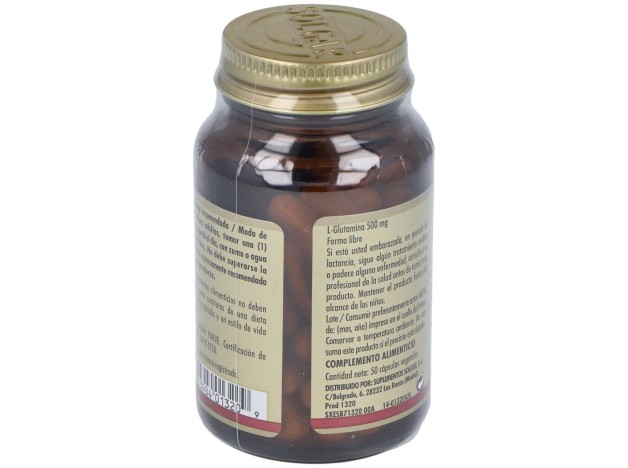 Solgar L-Glutamina 500Mg 50Vcaps