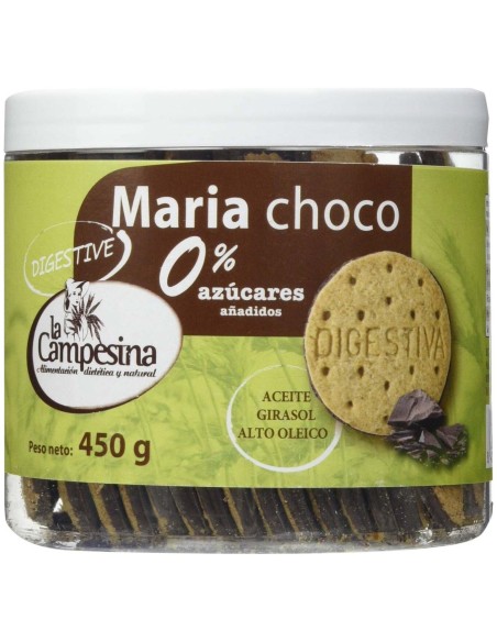 La Campesina Galletas Maria Choco Digestive Sin Azúcar 450G