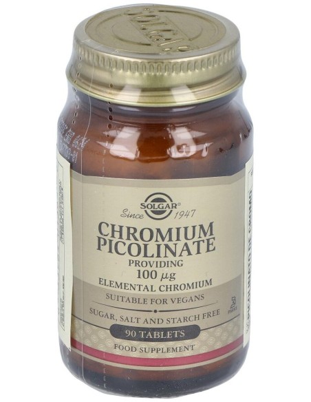Gtf Cromo Picolinato Sin Lev.100Mcg.(Ref.1365) 90C
