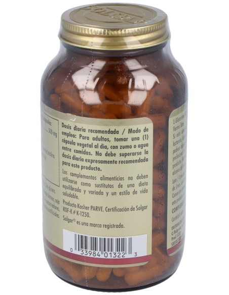 Solgar L-Glutamina 500Mg 250Vcaps