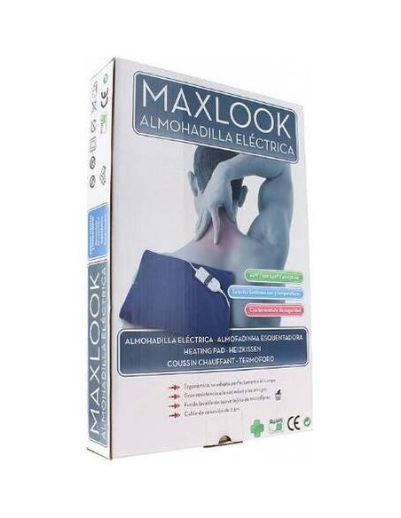 Maxlook Almohadilla Electrica 40X32Cm Lumbar Azul