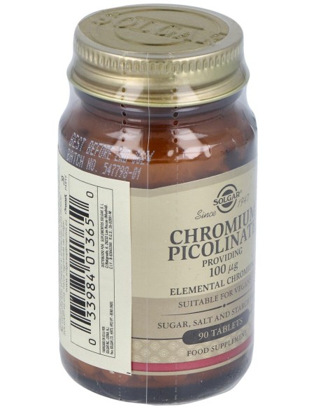 Gtf Cromo Picolinato Sin Lev.100Mcg.(Ref.1365) 90C