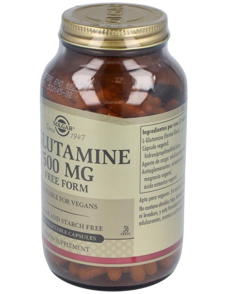 Solgar L-Glutamina 500Mg 250Vcaps